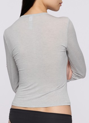 Front View - Click To Enlarge - SKIMS - Sheer Modal Cardigan