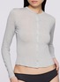 Figure View - Click To Enlarge - SKIMS - Sheer Modal Cardigan