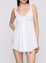 Figure View - Click To Enlarge - SKIMS - Poplin Apparel Mini Smocked Dress