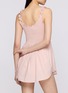 Front View - Click To Enlarge - SKIMS - Poplin Apparel Mini Smocked Dress