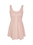 Main View - Click To Enlarge - SKIMS - Poplin Apparel Mini Smocked Dress