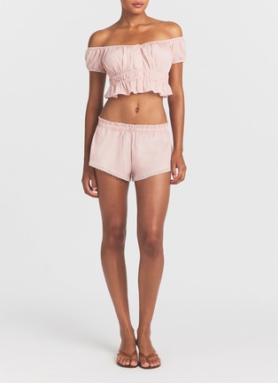 Detail View - Click To Enlarge - SKIMS - Poplin Apparel Shorts