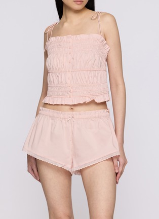 Figure View - Click To Enlarge - SKIMS - Poplin Apparel Shorts