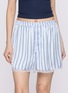 Figure View - Click To Enlarge - SKIMS - Woven Shine Lace Boxer