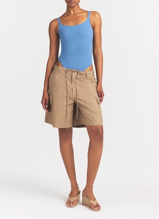 Detail View - Click To Enlarge - SKIMS - Fits Everybody Square Neck Bodysuit