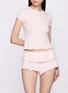 Figure View - Click To Enlarge - SKIMS - SKIMS Sleep Fold Over Shorts Set