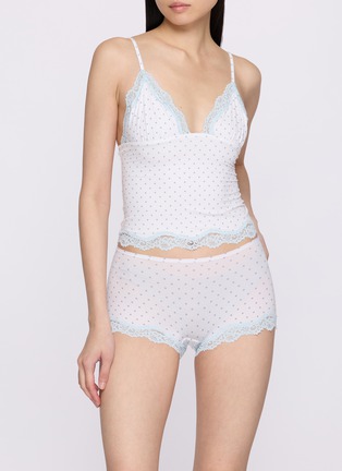 Figure View - Click To Enlarge - SKIMS - Fits Everybody Triangle Cami And Boy Short Set