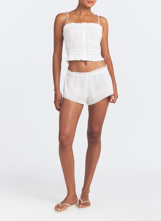 Detail View - Click To Enlarge - SKIMS - Poplin Apparel Ruffle Cami
