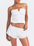 Detail View - Click To Enlarge - SKIMS - Poplin Apparel Ruffle Cami