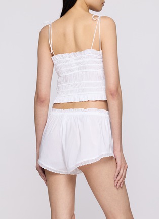 Front View - Click To Enlarge - SKIMS - Poplin Apparel Ruffle Cami
