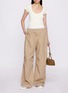 Back View - Click To Enlarge - SKIMS - Refined Knit Scoop Neck T-Shirt