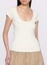 Figure View - Click To Enlarge - SKIMS - Refined Knit Scoop Neck T-Shirt