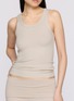 Figure View - Click To Enlarge - SKIMS - Cotton Rib Scoop Neck Tank