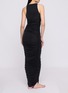 Front View - Click To Enlarge - SKIMS - Cupro Jersey Long Ruched Dress