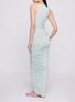 Front View - Click To Enlarge - SKIMS - Cupro Jersey Long Ruched Dress