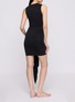 Front View - Click To Enlarge - SKIMS - Cupro Jersey Wrap Mini Dress