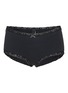 Main View - Click To Enlarge - SKIMS - Lightweight Cotton Lace Trim Boy Shorts