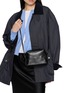 Figure View - Click To Enlarge - NOTHING WRITTEN - Square Leather Crossbody Bag