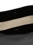 Detail View - Click To Enlarge - NOTHING WRITTEN - Flat Round Leather Shoulder Bag