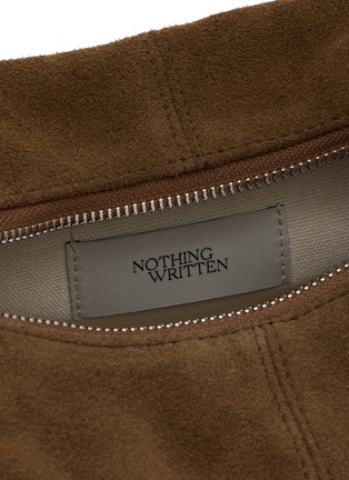 Detail View - Click To Enlarge - NOTHING WRITTEN - HT Suede Shoulder Bag