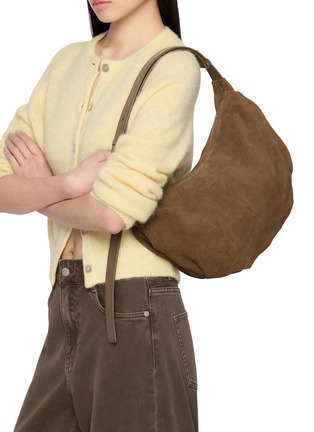 Figure View - Click To Enlarge - NOTHING WRITTEN - HT Suede Shoulder Bag
