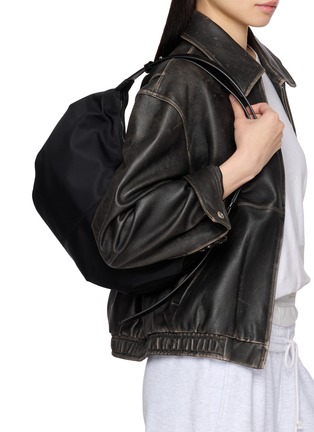 Figure View - Click To Enlarge - NOTHING WRITTEN - HT Suede Shoulder Bag