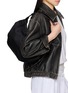 Figure View - Click To Enlarge - NOTHING WRITTEN - HT Suede Shoulder Bag