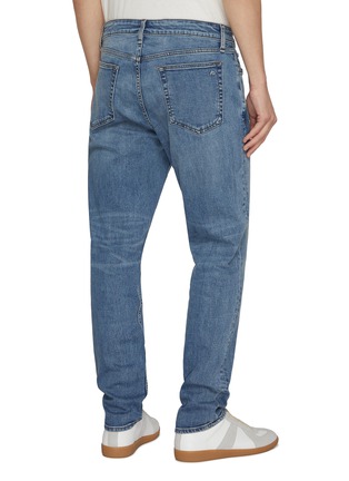 Back View - Click To Enlarge - RAG & BONE - Tapered Leg Cotton Blend Denim Jeans