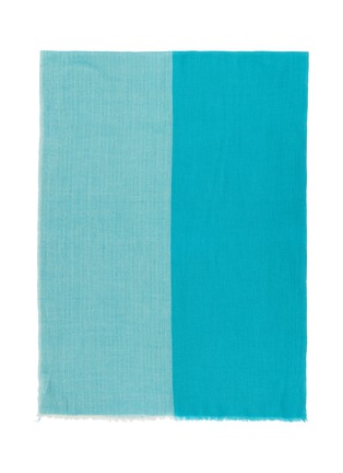 Detail View - Click To Enlarge - LANE'S - Bicolour Herringbone Wool Cashmere Scarf