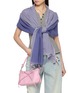 Figure View - Click To Enlarge - LANE'S - Bicolour Herringbone Wool Cashmere Scarf