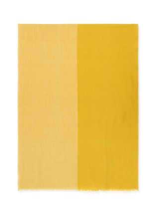 Detail View - Click To Enlarge - LANE'S - Bicolour Herringbone Wool Cashmere Scarf