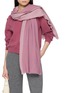 Figure View - Click To Enlarge - LANE'S - Bicolour Herringbone Wool Cashmere Scarf