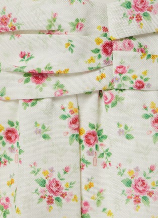  - SHUSHU/TONG - Draped Waist Wide Pleated Skirt