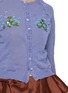  - SHUSHU/TONG - Beaded Floral Embellished Cotton Blend Knit Cardigan