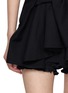  - SHUSHU/TONG - Asymmetrical Bow Ruffle Layered Skirt