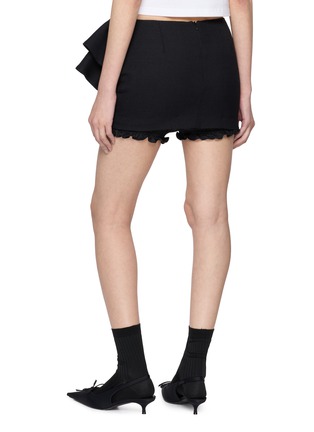 Back View - Click To Enlarge - SHUSHU/TONG - Asymmetrical Bow Ruffle Layered Skirt