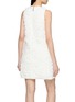 Back View - Click To Enlarge - SHUSHU/TONG - Ruffle Texture Heart Neckline Cotton Blend Dress