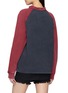 Back View - Click To Enlarge - SHUSHU/TONG - Long Raglan Sleeve Contrast Panel Cotton T-Shirt