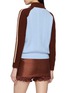 Back View - Click To Enlarge - SHUSHU/TONG - Colour Block Raglan Sleeve Wool Knit Cardigan