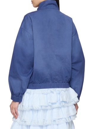 Back View - Click To Enlarge - SHUSHU/TONG - Stand Collar Cotton Pullover Top