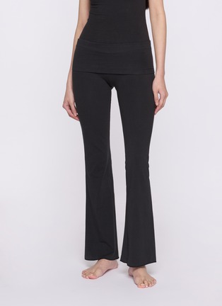 Figure View - Click To Enlarge - SKIMS - Cotton Jersey Foldover Pants