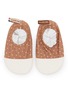 LES PAS PETITS Ruffle Trim Kids' Slippers — Size 21-23