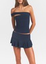 Detail View - Click To Enlarge - SKIMS - Cotton Jersey One Shoulder Tube Top
