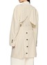 Back View - Click To Enlarge - SONIA CARRASCO - Layered Knit Panel Belted Coat