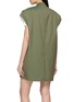 Back View - Click To Enlarge - SONIA CARRASCO - Structured Raw Edge Stitch Vest Dress