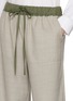  - SONIA CARRASCO - Contrast Drawstring Waistband Pants