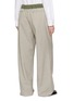 Back View - Click To Enlarge - SONIA CARRASCO - Contrast Drawstring Waistband Pants