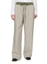 SONIA CARRASCO Contrast Drawstring Waistband Pants