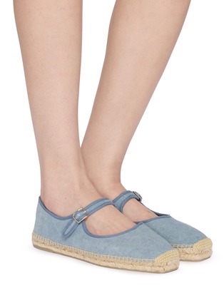 Figure View - Click To Enlarge - CASTAÑER - Padua Canvas Espadrille Mary Janes