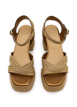 Detail View - Click To Enlarge - CASTAÑER - Vallita 70 Jute Espadrille Platform Wedges